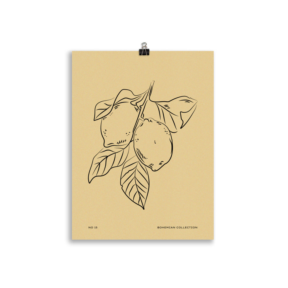 Lemons | Veska 30×40 cm