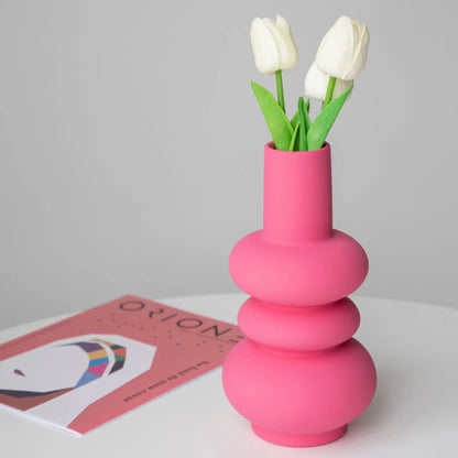 Levande rosa keramikvas | Veska B