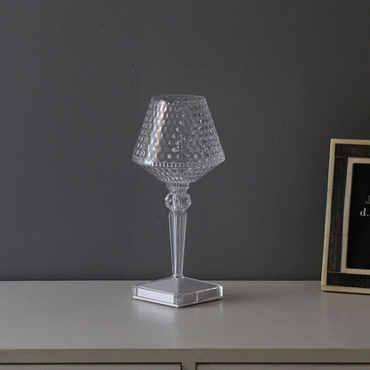 Liesbeth Crystal Lamp – Lyxig Bordslampa med USB-laddningsfunktion Veska