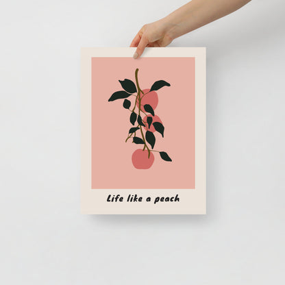 Life Like a Peach Väggkonst | Veska
