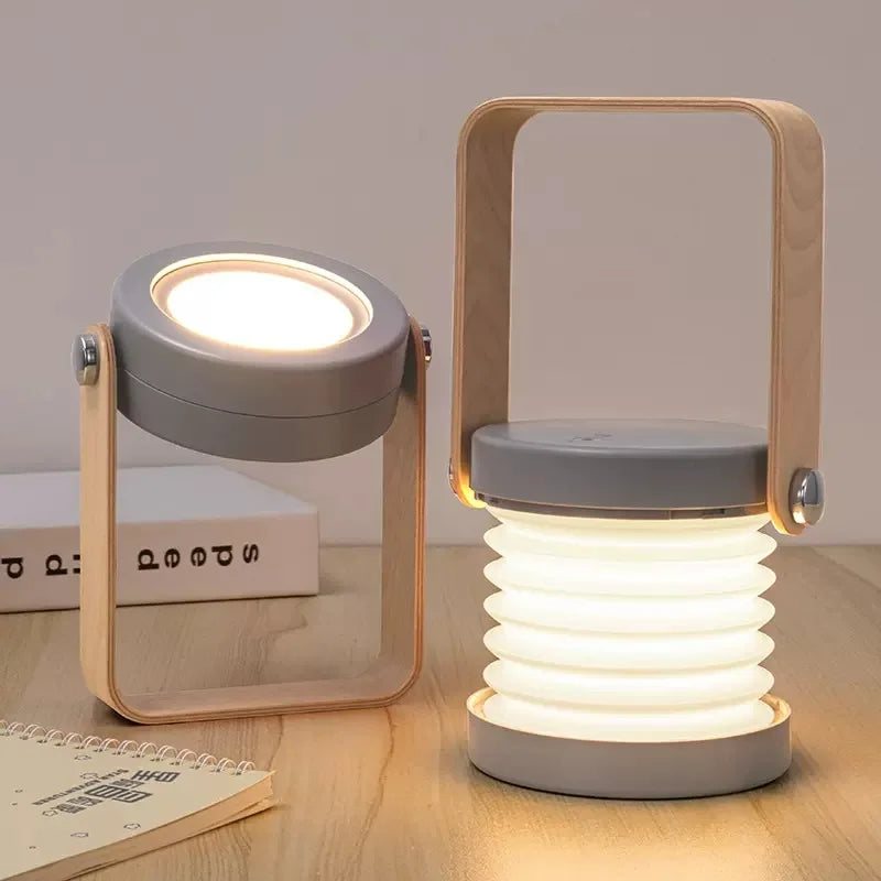 Light™ - Trådlös uppladdningsbar lykta | Veska Grå