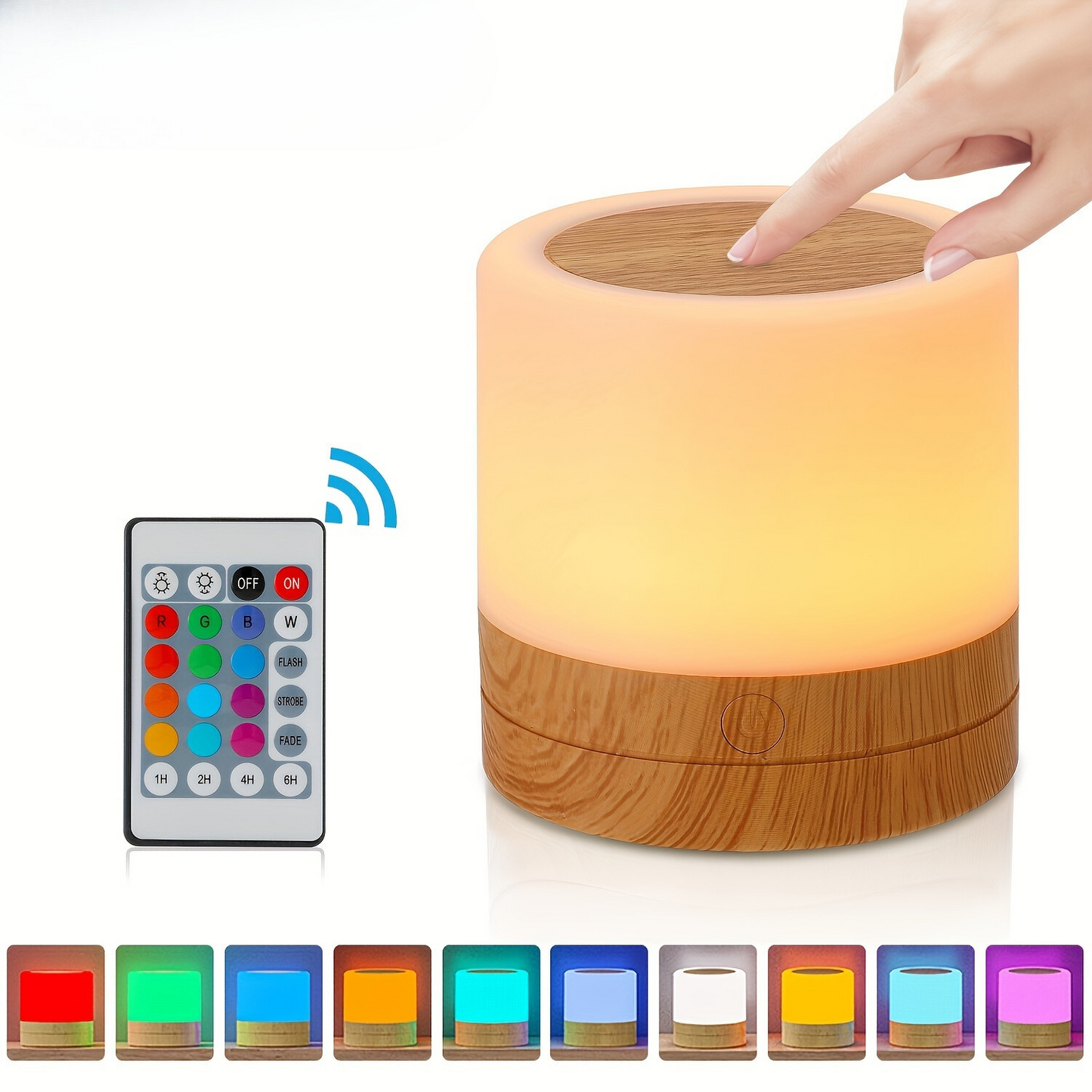 LightAura - RGB Touch Table Lamp with Remote Control Veska