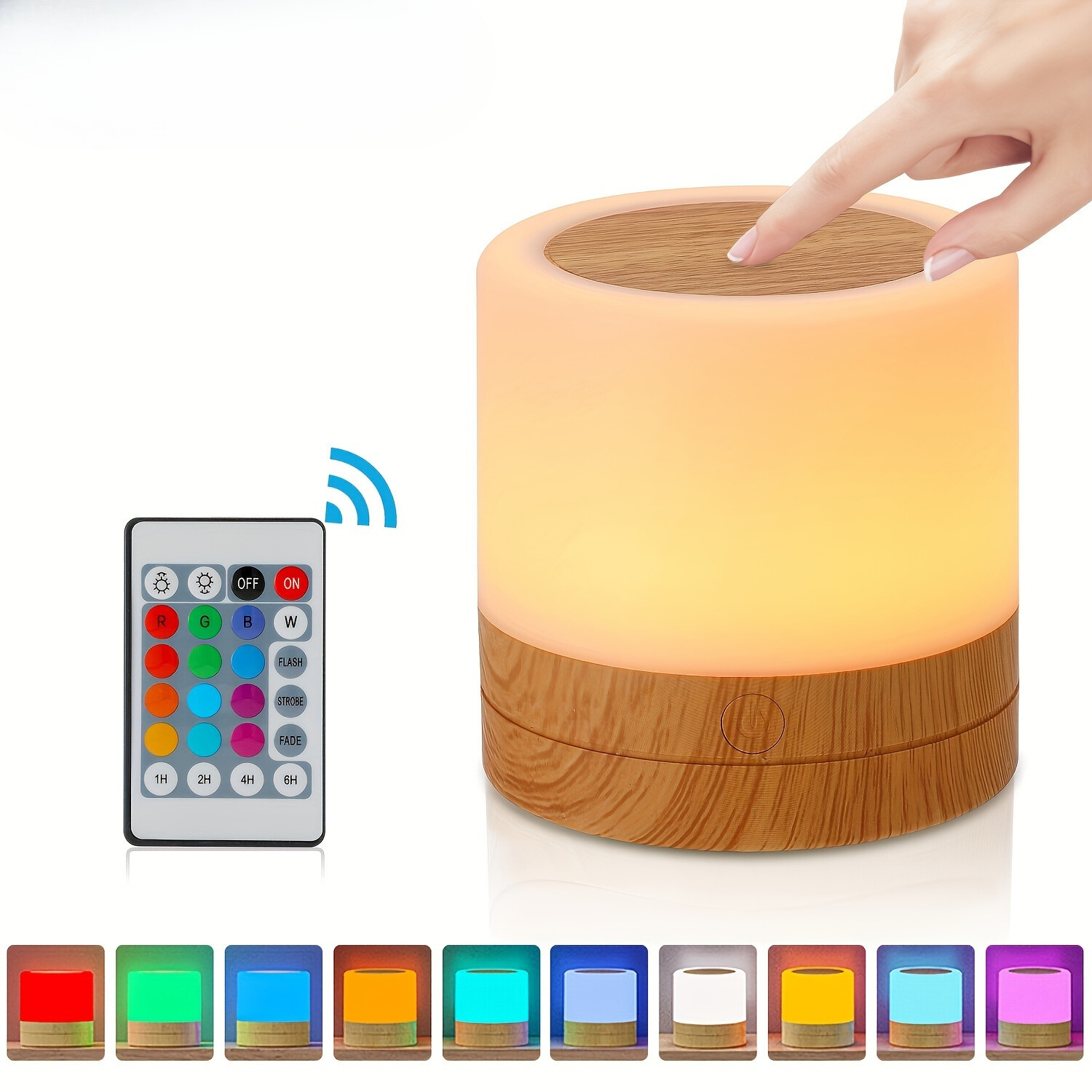 LightAura - RGB Touch Table Lamp with Remote Control Veska
