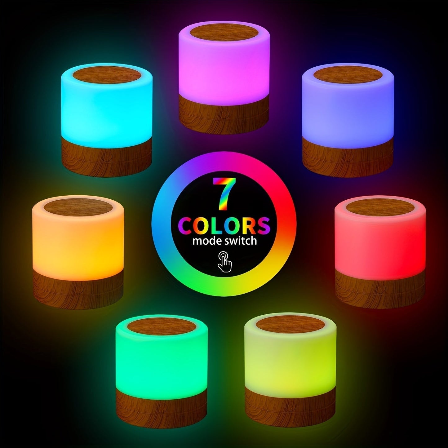 LightAura - RGB Touch Table Lamp with Remote Control Veska