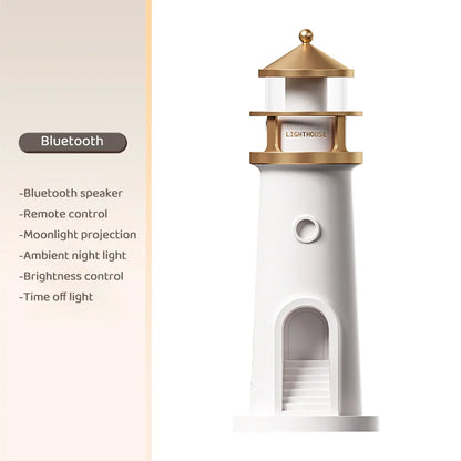 Lighthouse Ambient lights Bluetooth Musik Dimmbar Projektion | Veska Bluetooth Högtalare