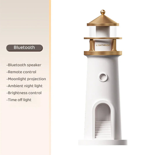 Lighthouse Ambient lights Bluetooth Musik Dimmbar Projektion | Veska Bluetooth Högtalare