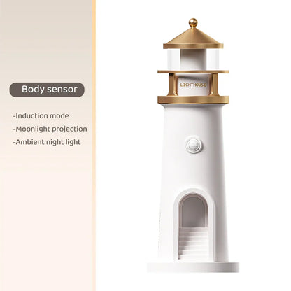 Lighthouse Ambient lights Bluetooth Musik Dimmbar Projektion | Veska Rörelse-sensor