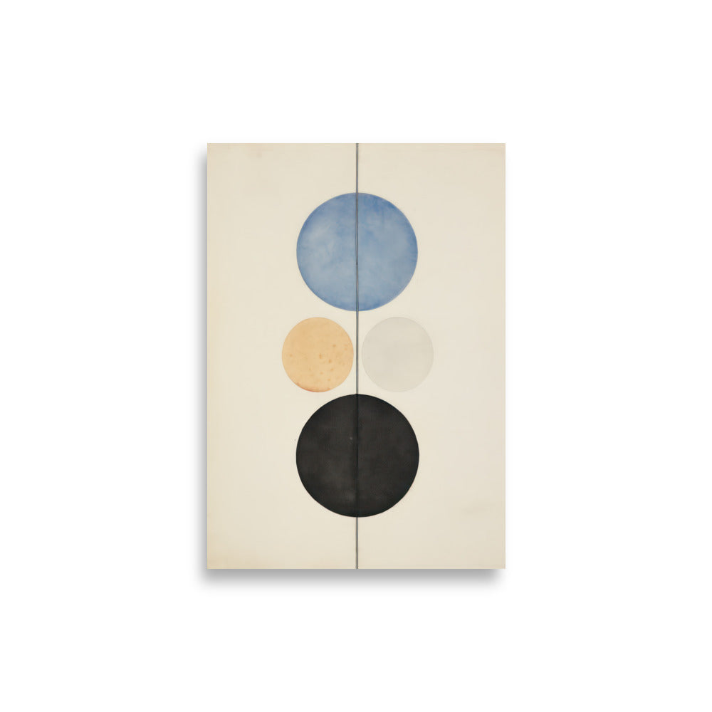 Lines & Dots Abstract 1 | Veska 21×30 cm