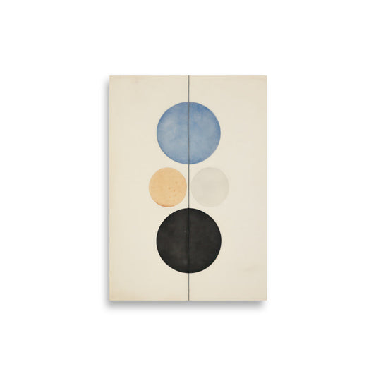 Lines & Dots Abstract 1 | Veska 21×30 cm