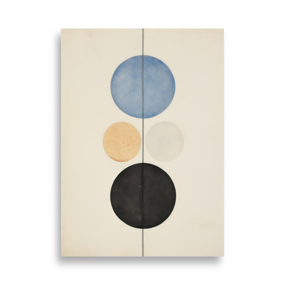 Lines & Dots Abstract 1 | Veska 50×70 cm
