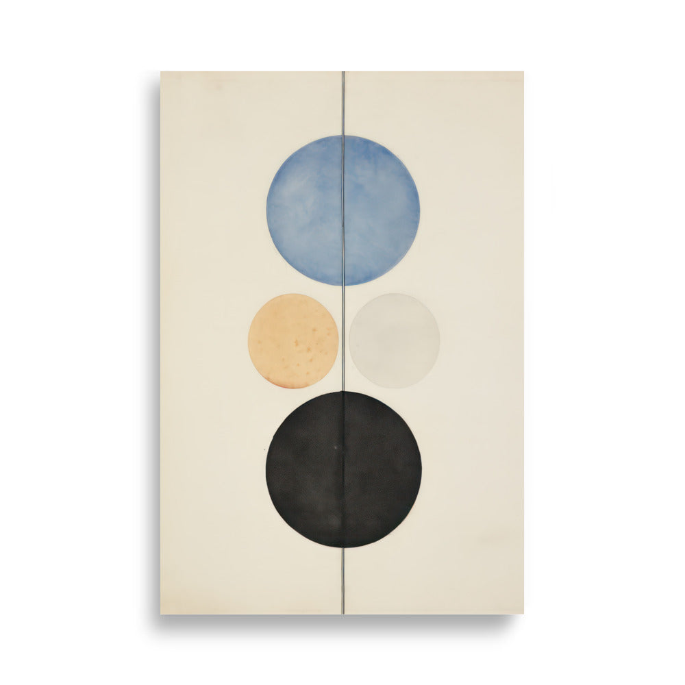 Lines & Dots Abstract 1 | Veska 61×91 cm