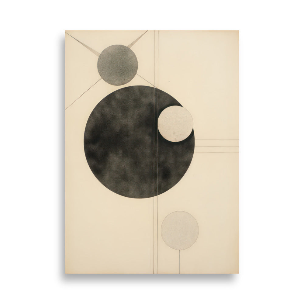 Lines & Dots Abstract 2 | Veska 50×70 cm