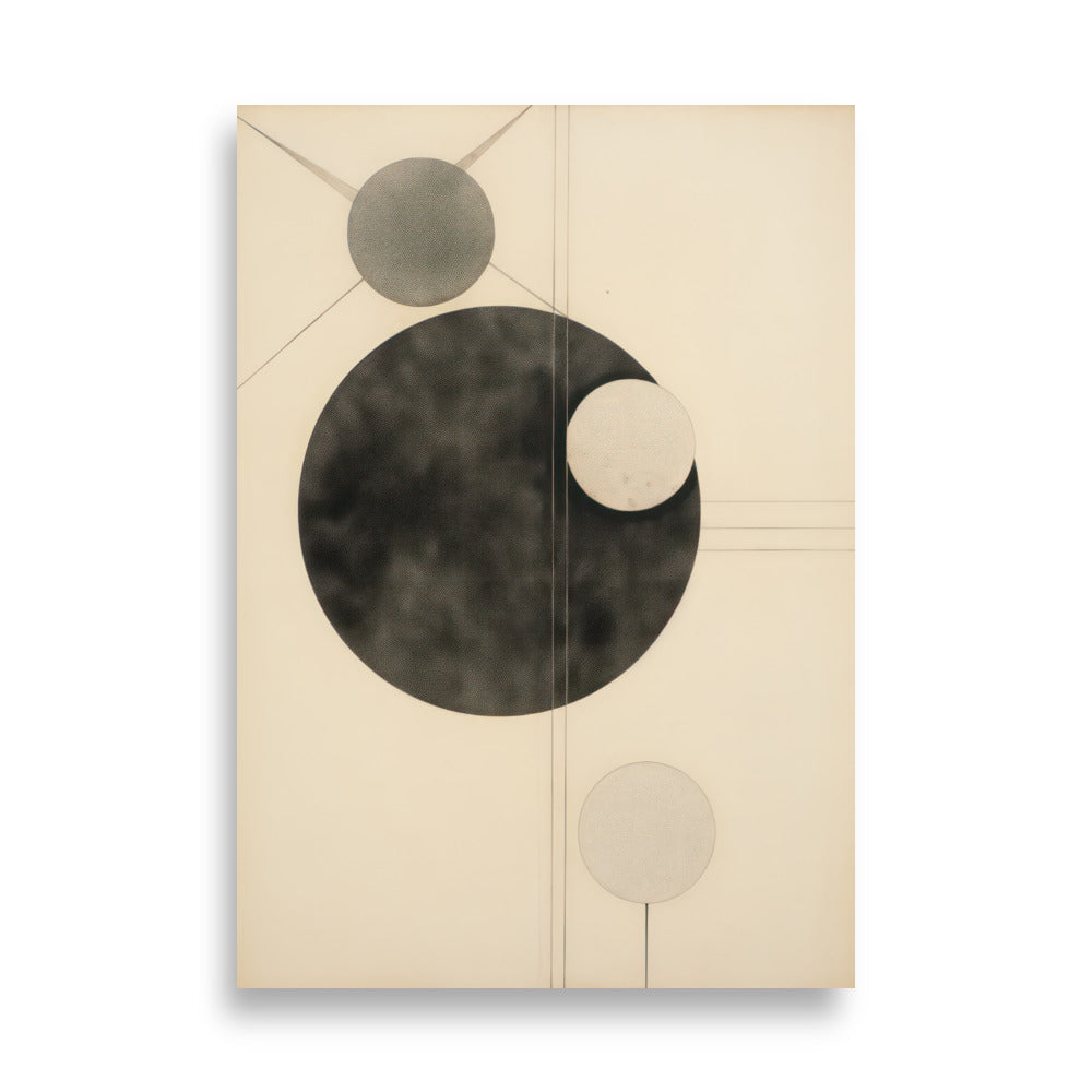 Lines & Dots Abstract 2 | Veska 70×100 cm