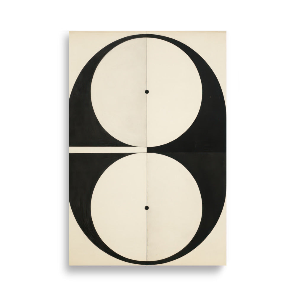 Lines & Dots Abstract 3 | Veska 61×91 cm