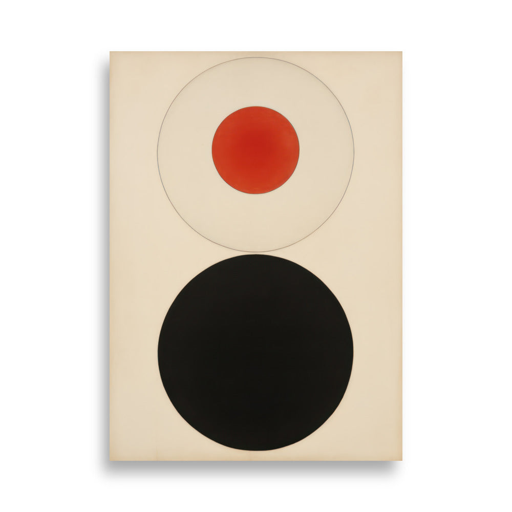 Lines & Dots Abstract 4 | Veska 50×70 cm