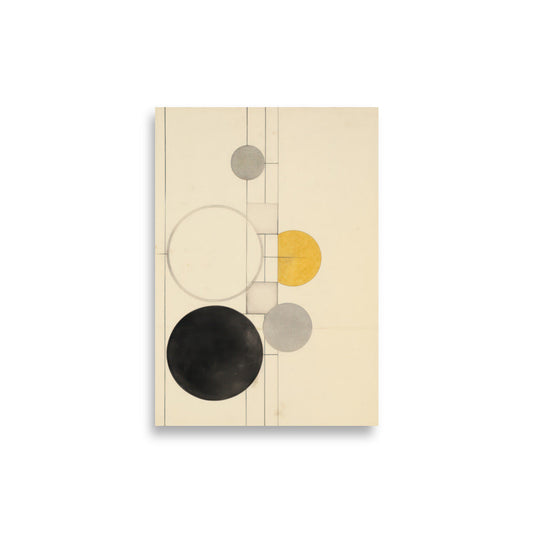 Lines & Dots Abstract | Veska 21×30 cm