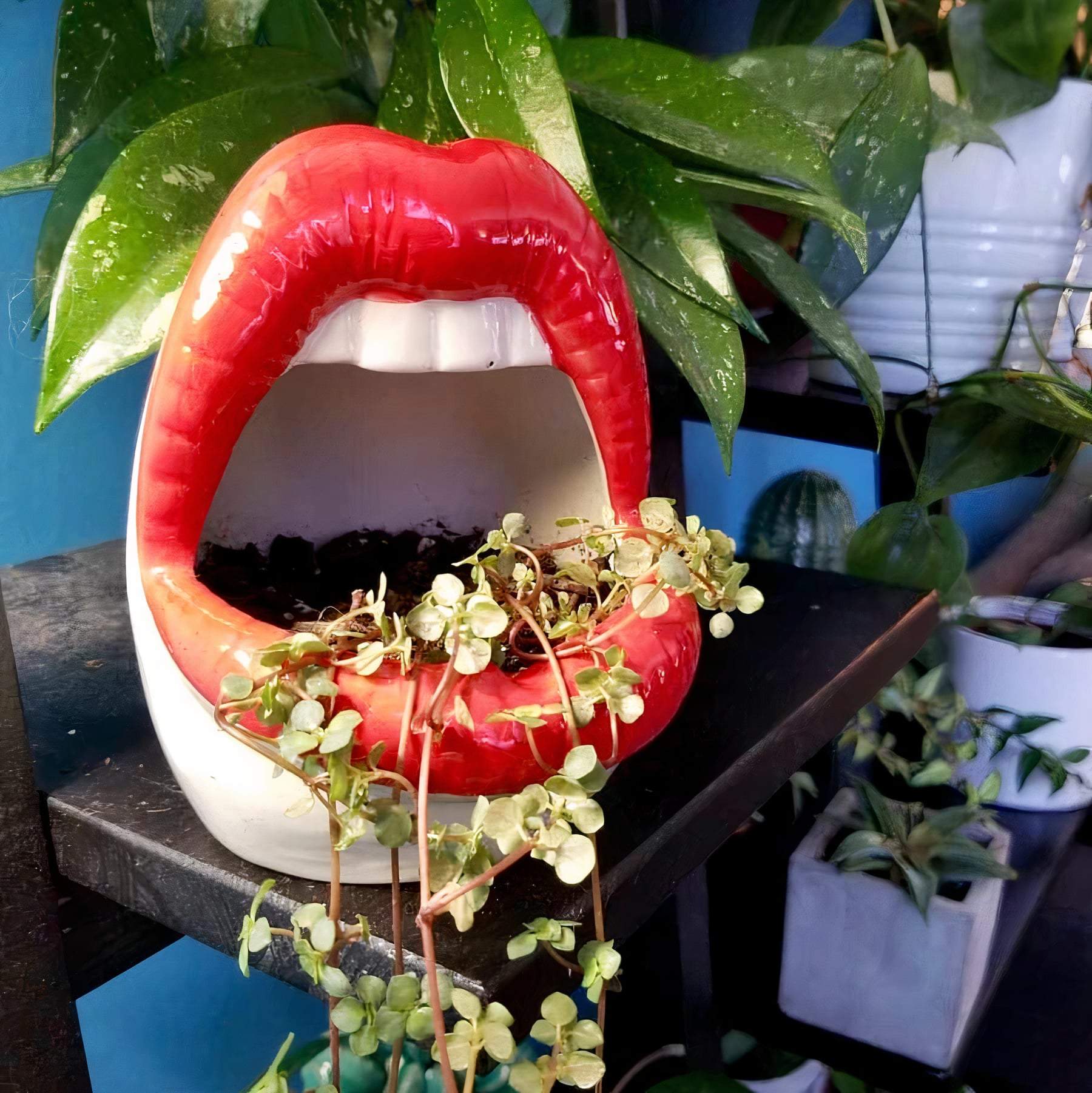 Lips Keramisk Planter | Veska