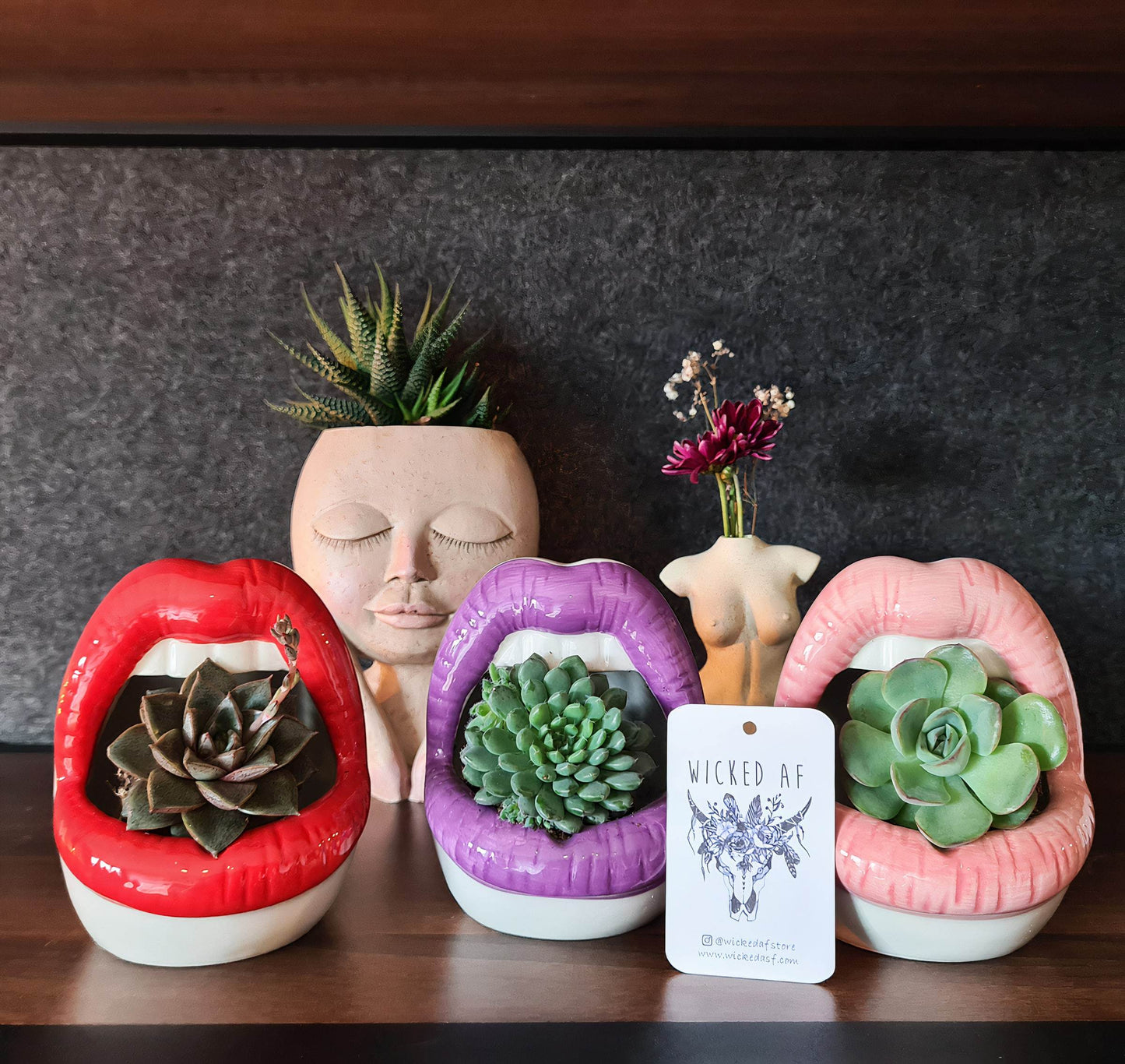 Lips Keramisk Planter | Veska
