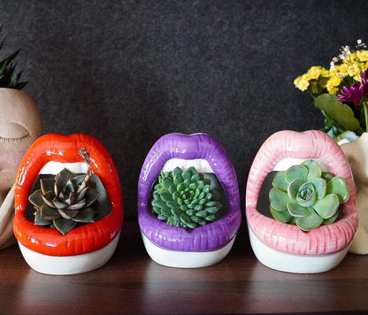 Lips Keramisk Planter | Veska