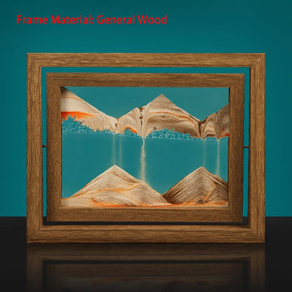 Liquid Art Rotatable Sand Painting | Veska Rotatable-Kaffe
