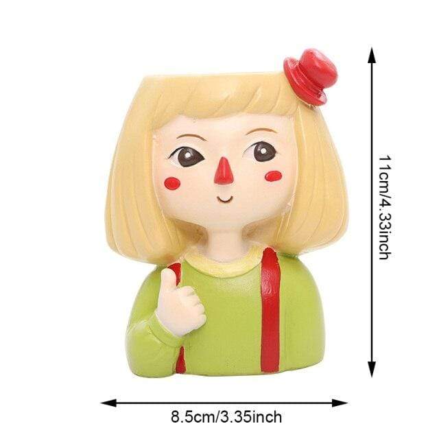 Liten Blond Flicka Blomkruka | Veska B