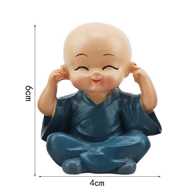 Little Monk Figurer 4-delars Set | Veska