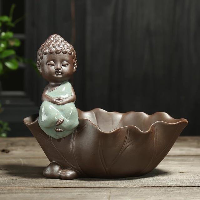 Little Monk Keramisk Blomkruka | Veska 03 Med hål