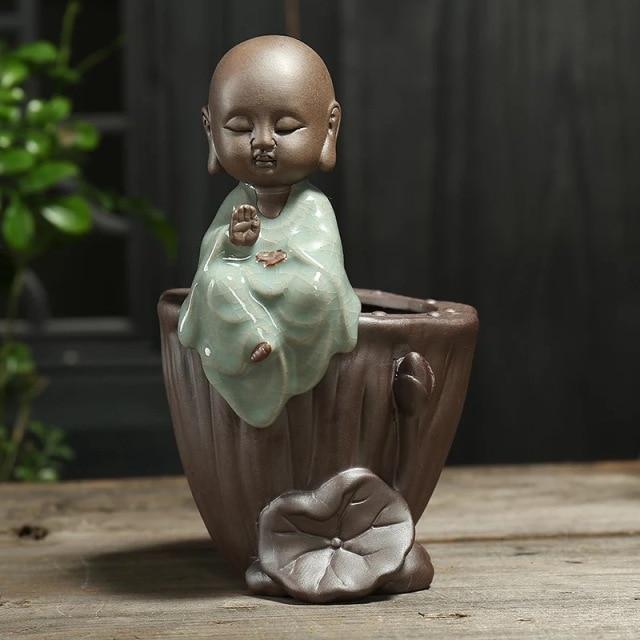 Little Monk Keramisk Blomkruka | Veska 13 Utan Hål