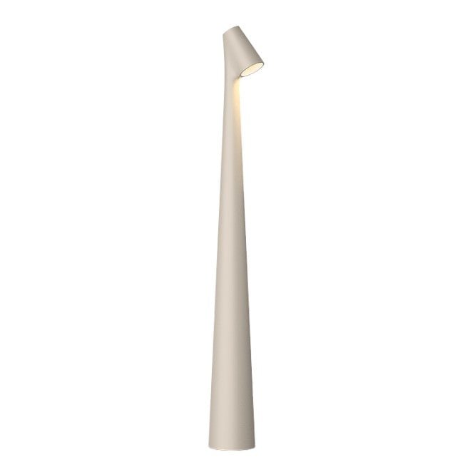 Ljus bärbar bordslampa Veska Vit
