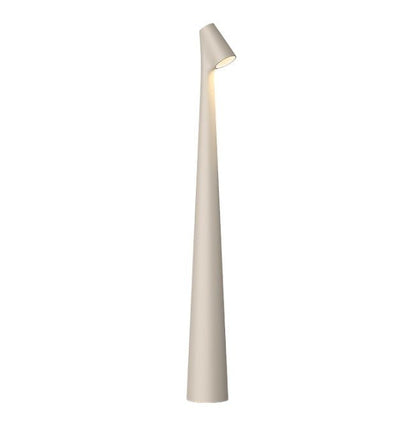 Ljus bärbar bordslampa Veska Vit