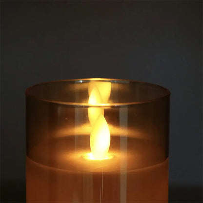 Ljuslykta Glas Bordslamp Set | Veska