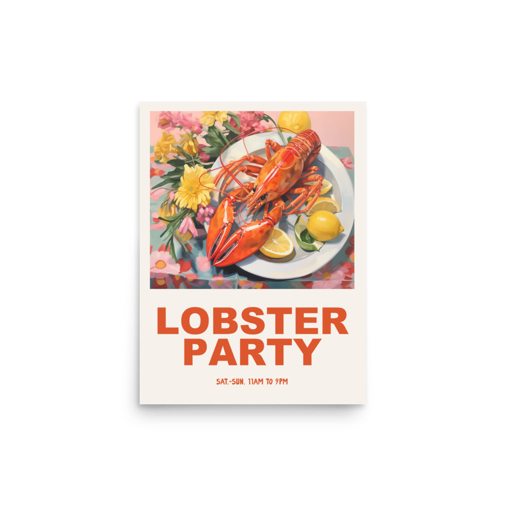 Lobster Party | Veska 12″×16″