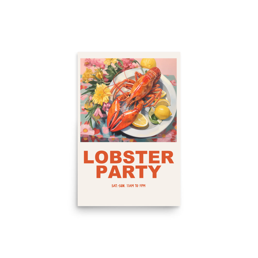 Lobster Party | Veska 12″×18″