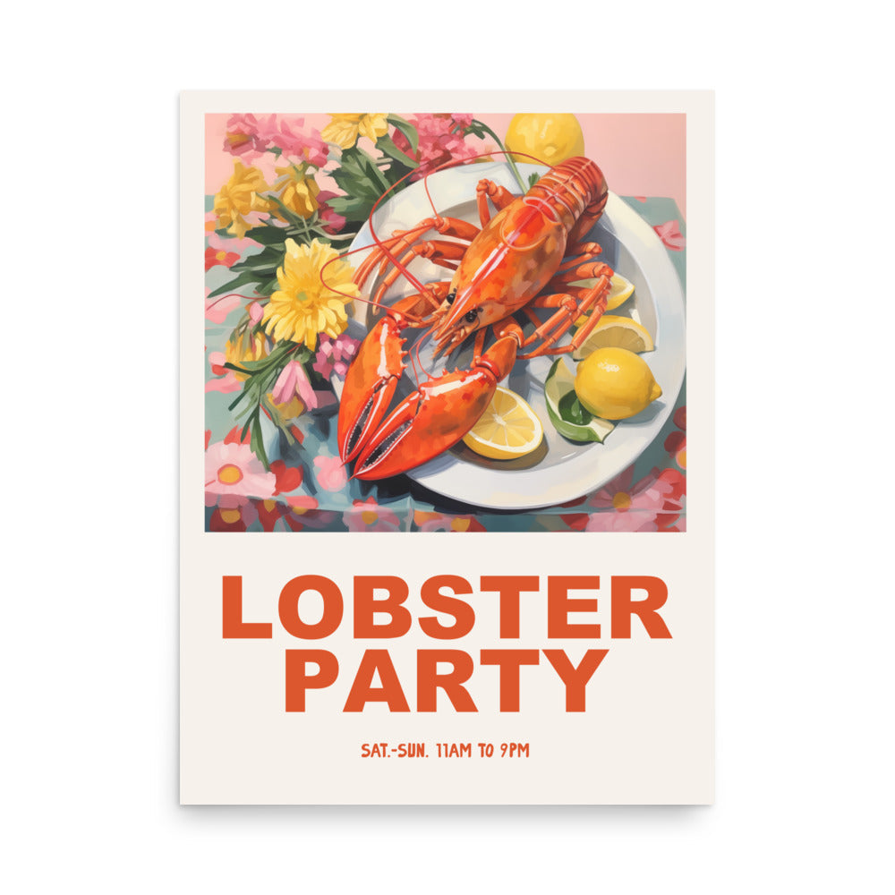 Lobster Party | Veska 18″×24″