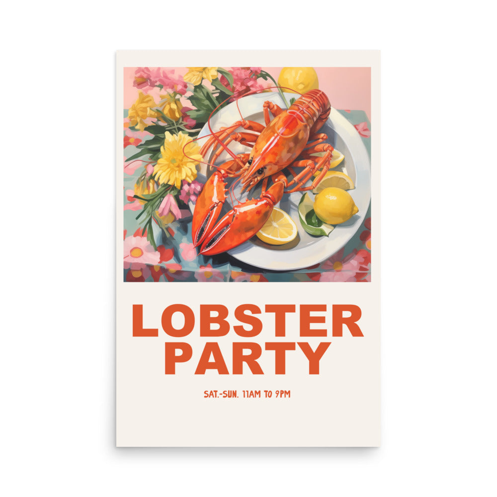 Lobster Party | Veska 24″×36″