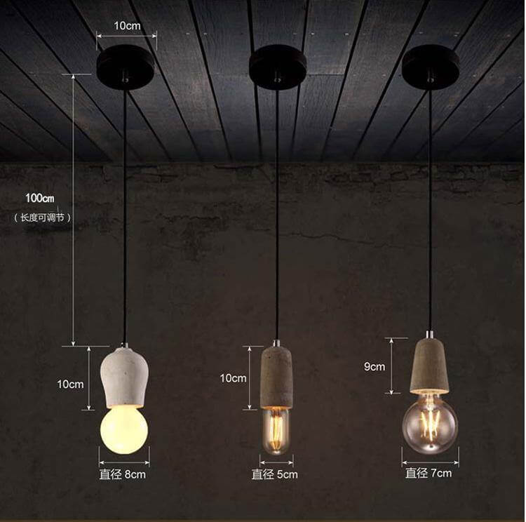 Loft Design Kreativ Elegant Liten Pendellampa | Veska