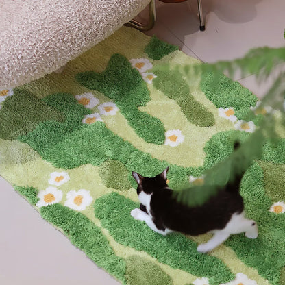Long Tufting Moss Sovrum Matta | Veska