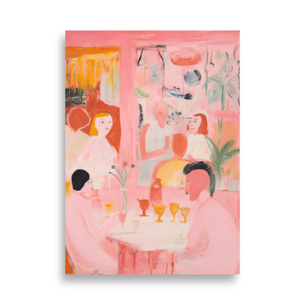 Lördag kväll | Veska 50×70 cm