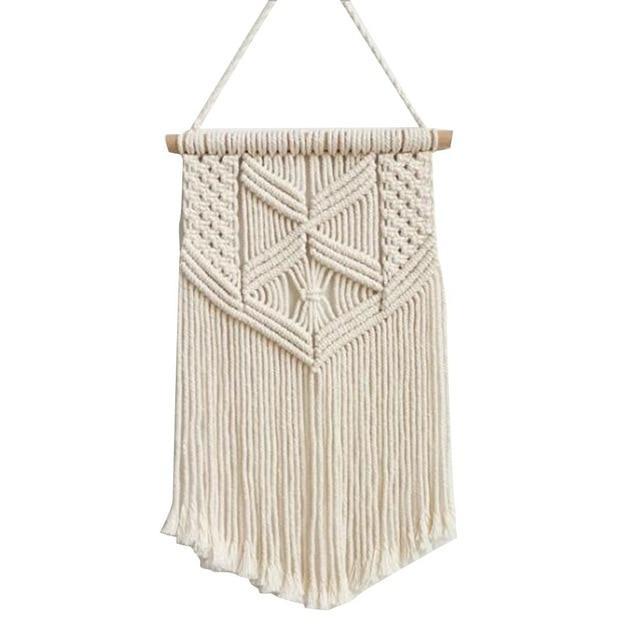 Lotus Blossom Makramé Väggdraperi | Veska
