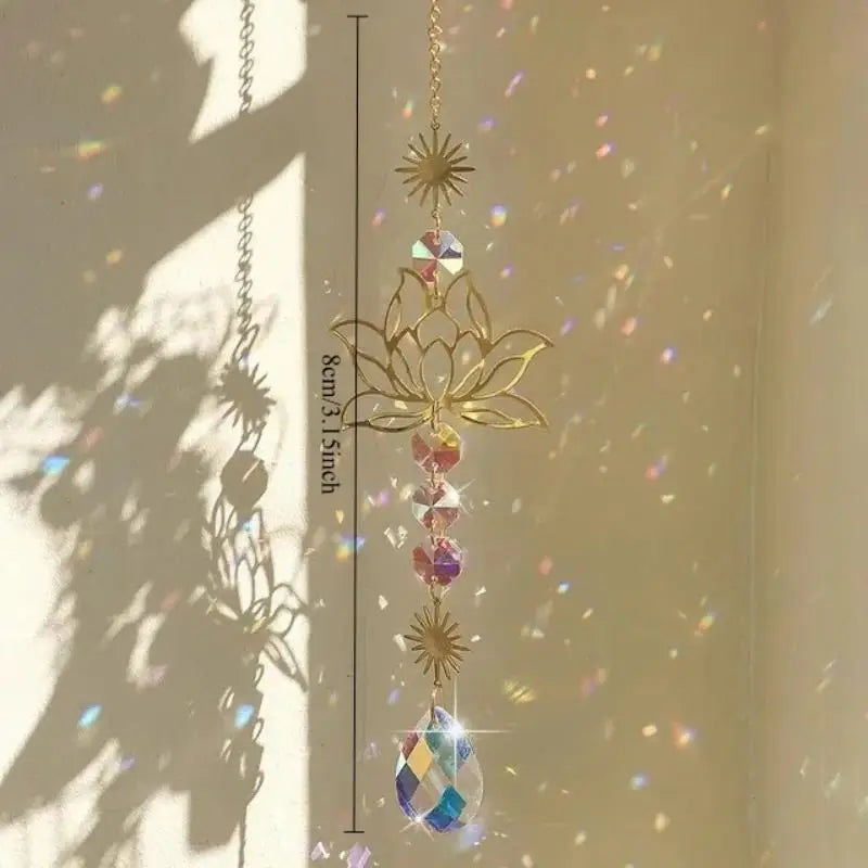 Lotus Crystal Solfångare Regnbågens Prisma | Veska
