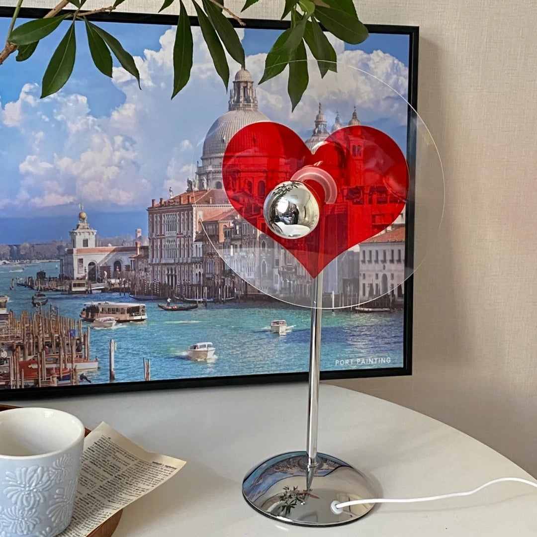 LoveGlow – Elegant Bordslampa med Uppladdningsbart LED | Veska
