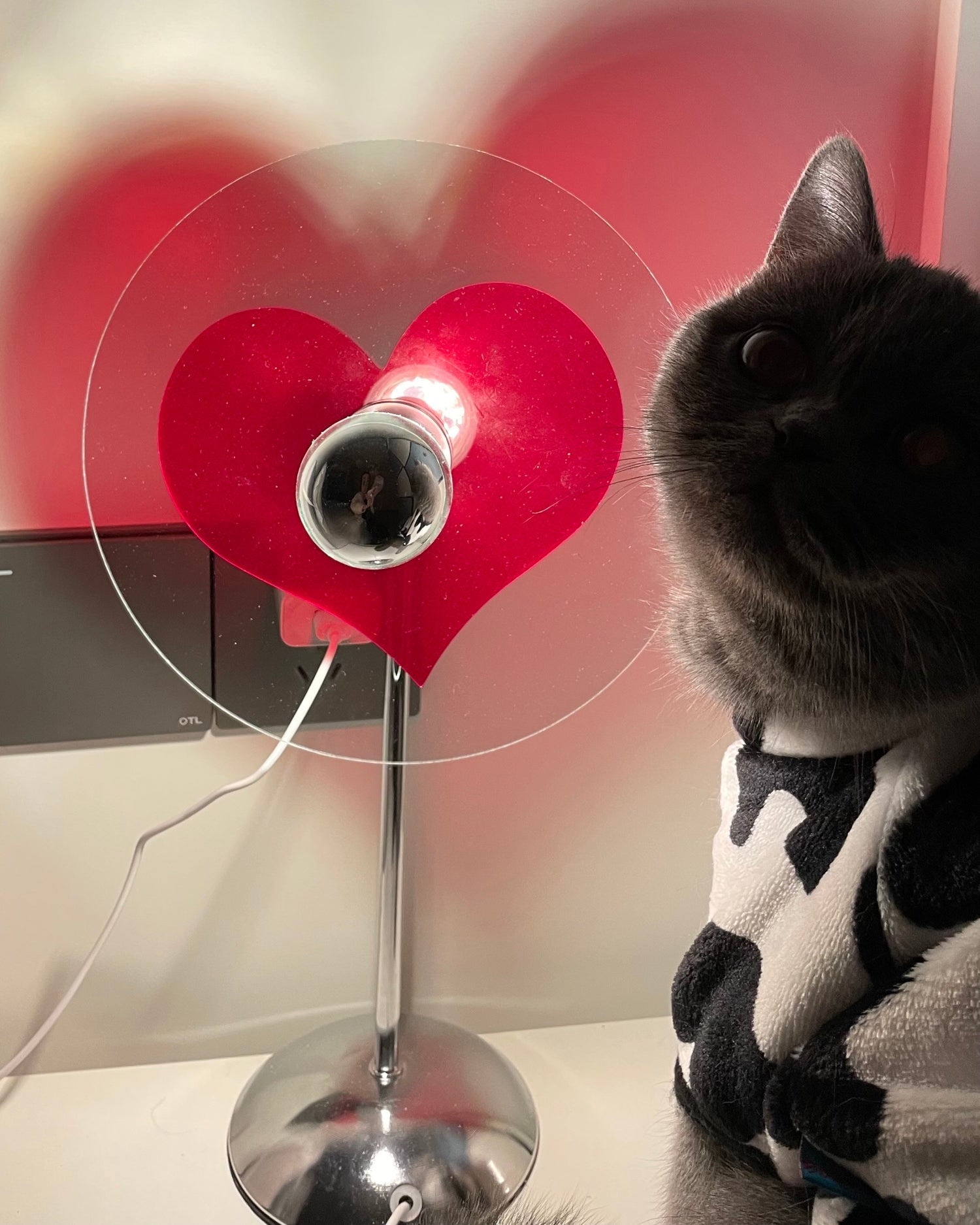LoveGlow – Elegant Bordslampa med Uppladdningsbart LED | Veska