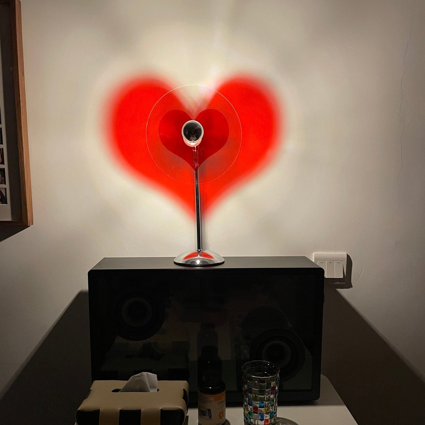 LoveGlow – Elegant Bordslampa med Uppladdningsbart LED | Veska