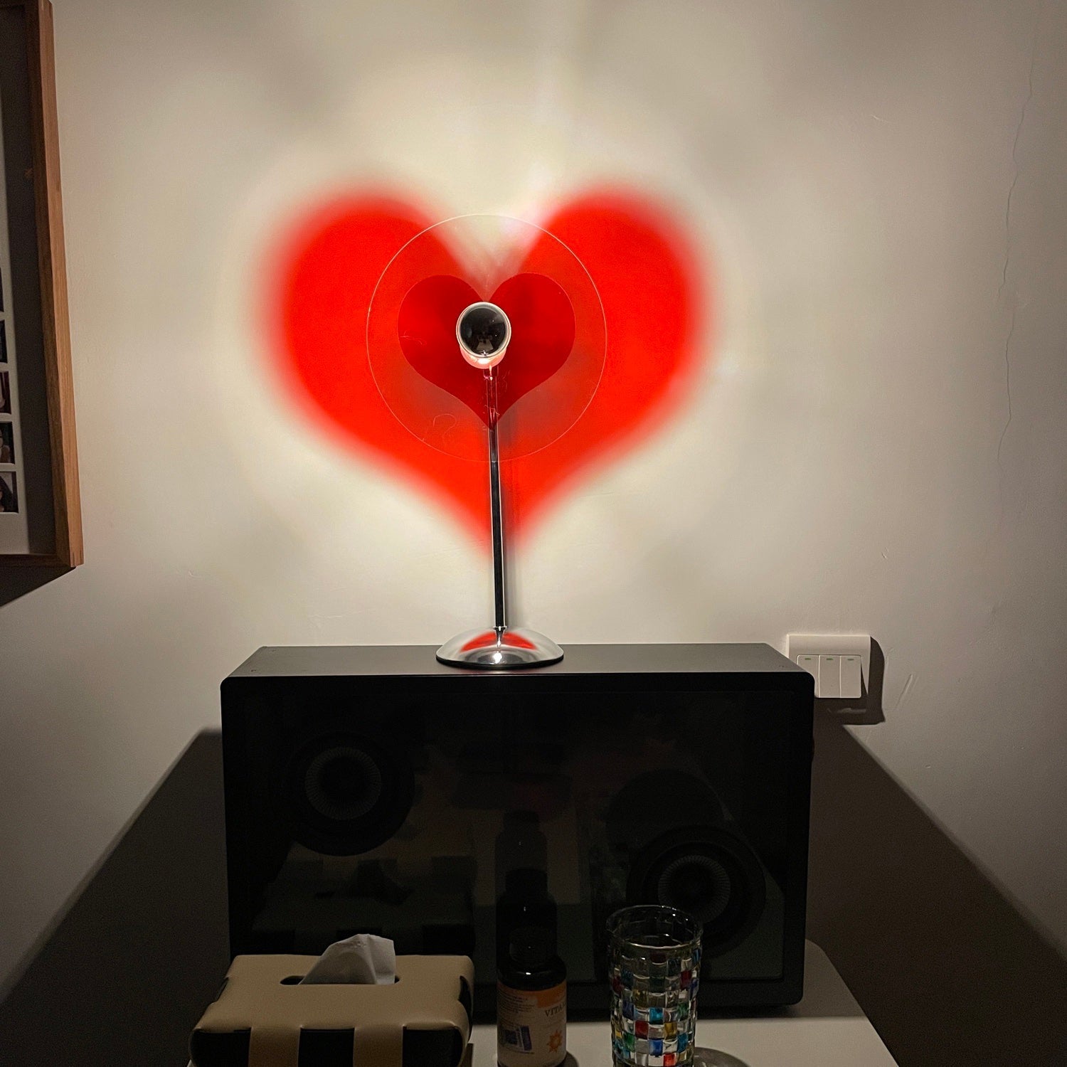 LoveGlow – Elegant Bordslampa med Uppladdningsbart LED | Veska