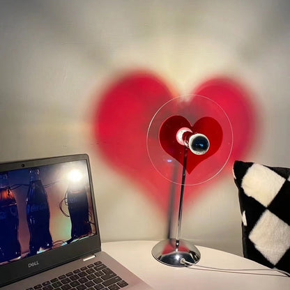 LoveGlow – Elegant Bordslampa med Uppladdningsbart LED | Veska