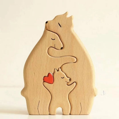 Loving Bears Sammanlänkade Pusseldekor | Veska