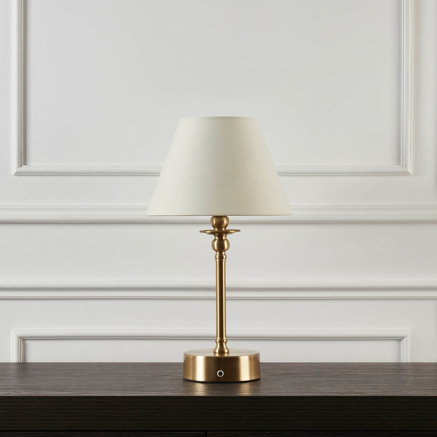 Lucille Ornate LED Laddningsbar Trådlös Lampa - Mässing | Veska