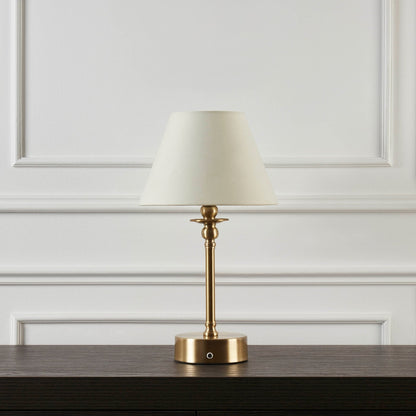 Lucille Ornate LED Laddningsbar Trådlös Lampa - Mässing | Veska