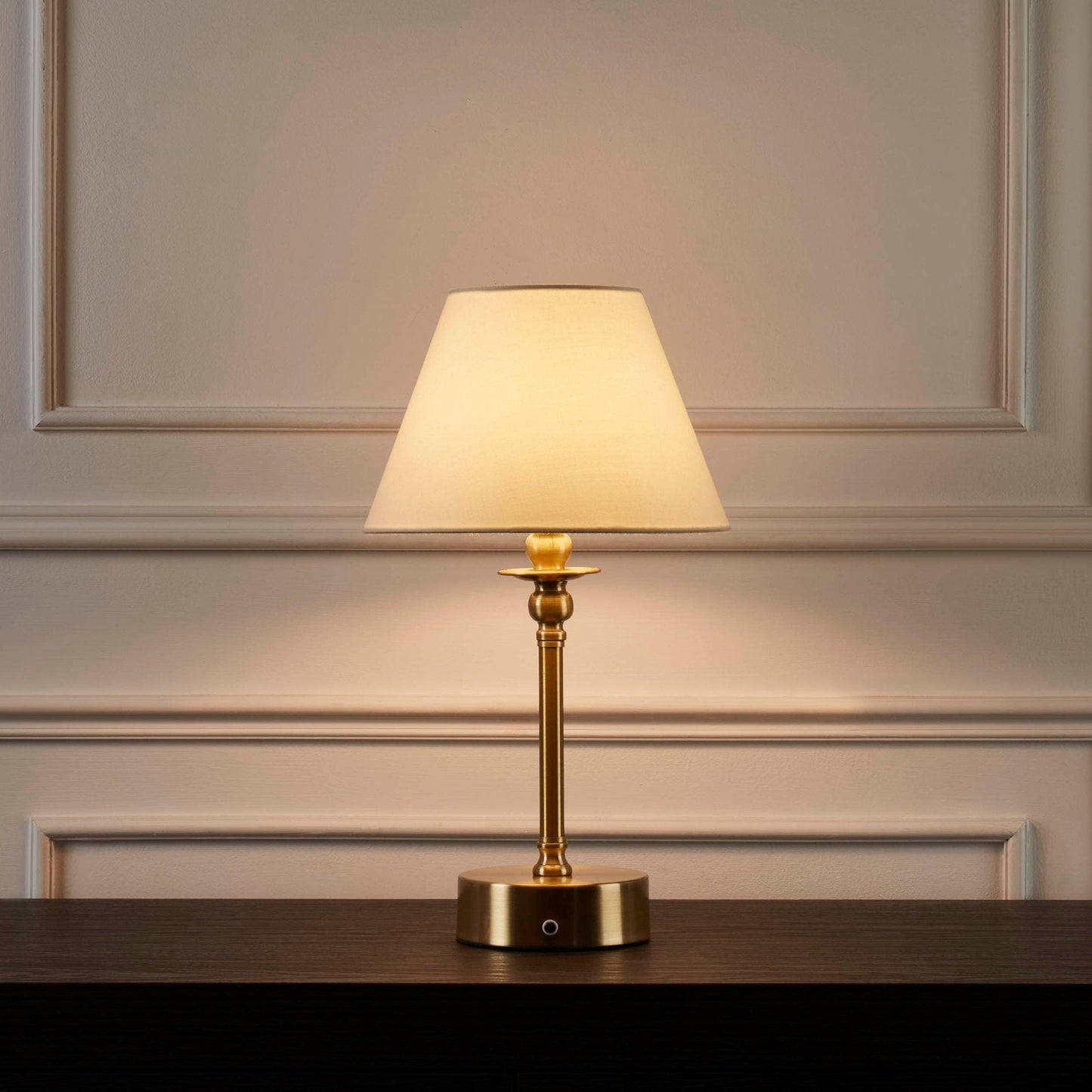 Lucille Ornate LED Laddningsbar Trådlös Lampa - Mässing | Veska