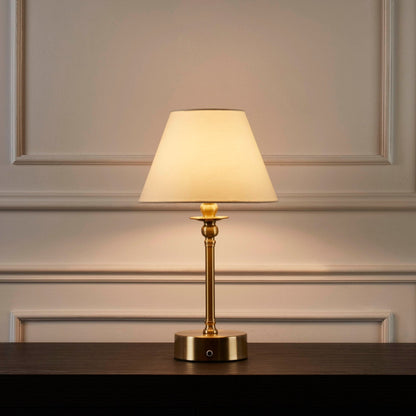 Lucille Ornate LED Laddningsbar Trådlös Lampa - Mässing | Veska
